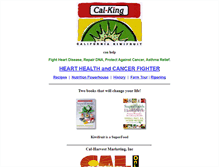 Tablet Screenshot of calharvest.com